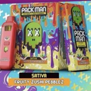 Packman Fruity Zushi Pebblez Disposable